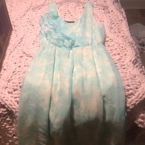 Turquoise dress
